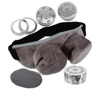 Veemoon Caja de Moxibustión Portátil Cinturón Elástico y Acero, Estuche de Moxa sin Humo Aislamiento Térmico para Cuello, Rodilla y Abdomen, Accesorio de Moxibustión Doméstico