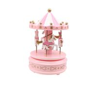 Veemoon Caja de Música de Rosa Caja Musical Decorativa Giratoria de Plástico Adorno Creativo para Decoración del Hogar y Obsequio Especial