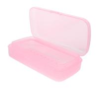 Veemoon Caja Esterilizadora para Herramientas de Manicura con Diseño de Doble y Drenaje Material PP Resistente Transparente para Salón Clínica y Profesional