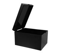 Veemoon Caja Kit De Inyección Baul Almacenaje Exterior Pastillero Acrílico Black