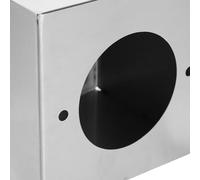 Veemoon Caja Metálica Eléctrica para Exterior Resistente al Agua Protección para Puntos de Observación con Montaje Superficial y Apertura de Cubierta para Monitoreo Estructuras Exteriores