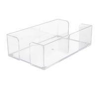 Veemoon Caja para Pañuelos Acrílica Rectangular Transparente Tapa Organizadora para Oficinas y Coche Diseño Simple y Elegante