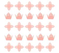 Veemoon Cajas de Obsequio para Bombones 50 Unidades Diseño Hueco de Encaje Rosa Mini Moldes de Papel para Hornear y Envoltorios para Dulces Ideales para Fiestas Bodas y Celebraciones