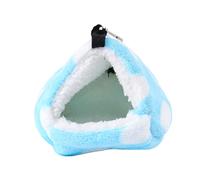 Veemoon Cama Casa para Hámster y Animales Pequeños Manta De Forro Polar Cálida con Punto Azul Refugio Acogedor para Jaulas y Hamacas para Chinchillas Cobayas y Hurones De Invierno