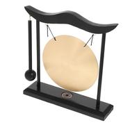 Veemoon Campana Gong de Cobre Zen para Escritorio Adorno Decorativo de Feng Shui para Hogar y Oficina Objeto de Mesa de Estilo Asiático Regalo de Suerte y Armonía