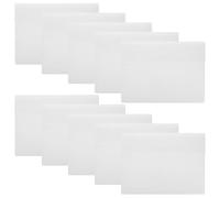 Veemoon Carpetas para Documentos A4 de Plástico PP Blanco 10 Unidades con Cierre a Presión Sobres Organizadores Resistentes para Oficina y Escuela Portadocumentos Funcionales y