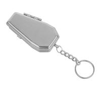 Veemoon Cenicero Portátil de Metal Llavero en Forma de Ataúd, Pequeño y Compacto para Viajes y Camping, Accesorio Decorativo y Práctico, Diseño Único Halloween