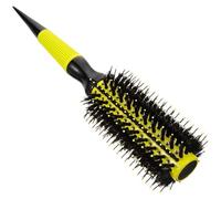 Veemoon Cepillo de Viaje para Rizar Cabello con Cerdas Suaves de Jabalí Mango Antideslizante y Tubo de Aluminio Resistente al Calor Cepillo Redondo Mediano para Cabello Rizado y Fino