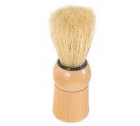 Veemoon Cepillo para Barba y Bigote de Madera Cerdas de Cerdo Brocha de Afeitar para Hombre y Antideslizante Adecuado para Afeitado Masculino y Cuidado Facial Diario