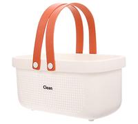 Veemoon Cesta de Baño Portátil Grande de Almacenamiento para Cosméticos con Organizador de Drenaje y Ventilación para Baños y para Artículos de Aseo y Accesorios de Maquillaje