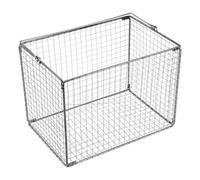 Veemoon Cesta de Limpieza Ultrasónica de Acero Inoxidable 304, Malla Fina, Tamaño 27 X 18 X 20 Cm, Compatible con Limpiadores Ultrasónicos para Laboratorio y Joyería, Filtro de Alta