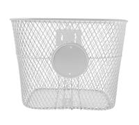 Veemoon Cesta Delantera para Bicicleta de Malla Metálica, Ligera y Extraíble para Manillar Delantero, Adecuado para Bicicletas Infantiles y Eléctricas, Uso Urbano y Escolar,