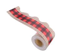 Veemoon Checkered Bulletin Board Border Trim Classroom Blackboard Wall Decoration For School Office Home