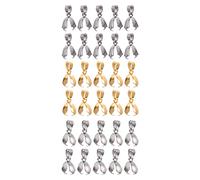 Veemoon Cierres de Metal para Colgantes 30 Pcs Accesorios para Hacer Joyas Diseño Elegante Conectores de Collar Diy para Joyería Personalizada