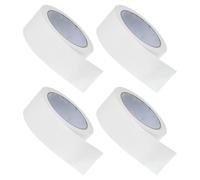 Veemoon Cinta de Embalaje de Papel Kraft Blanca Mate, Autoadhesiva y Escribible, 45 Mm X 30 M, 4 Rollos para Sellar Cajas y Embalajes Ecológicos en Oficina y Envíos