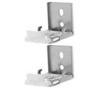 Veemoon Clips para Cenefa de Persianas 2 Unidades, Soportes para Persianas Verticales y Horizontales, Herrajes Resistentes para Instalación Segura en Ventanas, Accesorios para Cortinas