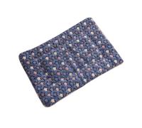 Veemoon Colchoneta de Invierno para Mascotas Acolchada Cama Nido Lavable para Perros y Gatos Almohadilla Cómoda Azul Estrellas 61X41 CM Adecuado para Sofá Coche y Viajes