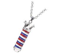 Veemoon Collar De Luz Giratoria Para Peluquero Cadena De Cuello De Peluquería Obsequio De Joyería Para Estilista Para Profesional Salón