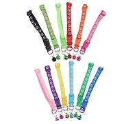 Veemoon Collar para Perro Estampado de Cascabel 12 Piezas Material Durable Accesorios para Mascotas para Paseos y Actividades Libre