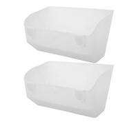 Veemoon Comedero Colgante para Aves de Corral y Pollos de Plástico Resistente, Gran Capacidad y Diseño Profundo para Evitar Conflictos, Adecuado para Jaulas y Granjas, Accesorio Práctico