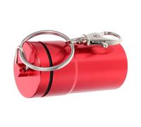 Veemoon Comedero para Loros Metálico Rojo, Estuche Interactivo Antideslizante para Entrenamiento de Aves, Contenedor de Comida y Agua para Pájaros, Suministros para Mascotas Interior