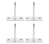 Veemoon Conjunto de Cerraduras de Hierro para Máquinas Expendedoras 4 Piezas Sistema Antirrobo Compatible Múltiples Modelos Accesorio de Repuesto para Puertas de Vending Protección