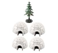 Veemoon Conjunto De Decoración De con Figuras De Animales Miniaturas para Árbol De Navidad y - Accesorios para Juguetes y Decoración