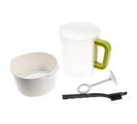 Veemoon Conjunto de Filtros para Máquina de Leche de Soja de 1.5l Colador de Plástico Fácil de Limpiar y Accesorio para Leche de Almendra y Arroz Color Aleatorio