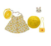 Veemoon Conjunto de Ropa para Conejos Mascotas M Talla, Disfraz de Conejo Cómodo y Transpirable, Accesorios para Disfrazar Mascotas Pequeños para Paseo y Fotografía