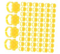 Veemoon Contenedor De 250 Piezas Para Pestañas Soporte Para Pegamento De Pestañas Anillo Para Taza Para Pegamento Frasco Para Taza Para