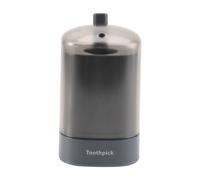 Veemoon Contenedor Dispensador Semiautomático para Palillos de Dientes Gris Caja Portátil de Plástico Desmontable para Cocina Restaurante y Hogar Capacidad hasta 150 Palillos Fácil