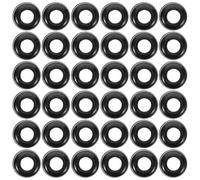 Veemoon Copas de Buje de Bicicleta M9.5 Negras, 50 Piezas Borde, Repuestos para Ejes Delanteros y Traseros, Compatibles Bicicletas de Montaña y Carretera, Kit Reparación