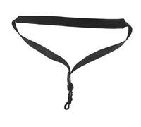 Veemoon Correa Cuello del Saxofón Ajustable, Arnés de Nylon Negro, Fácil de Instalar, para Estudiantes y Adultos, Reduce la Presión en Zona Superior del Cuerpo