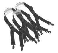 Veemoon Correa de Barbilla Ajustable para Casco de Seguridad, 2 Unidades Aplicables de Nylon y Plástico, Accesorios para Casco de Trabajo y Protección Personal