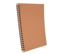 Veemoon Cuaderno con Tapa Kraft Diseño Minimalista Resistente Portátil y Práctico para Estudiantes Viajeros y Oficina