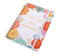 Veemoon Cuaderno de Notas Agenda, Cuaderno de Vocabulario en Papel, A5, de Papel y Aleación, Listas y Recordatorios, Escribir Diario, Planificación Diy, para Escuela y Viaje,