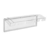 Veemoon Cubierta Adhesiva para Enchufe Eléctrico Tipo 86, Caja Protectora Transparente Ultrafina para 4 Tomas, Resistente a Salpicaduras, Adecuado para Baño, Cocina y Exteriores