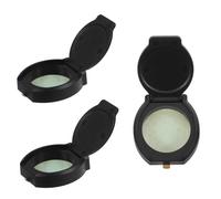 Veemoon Cubierta para Cámara Web de Portátil y Tablet Negra Abs, Funda Protectora Anti-Hacking y Anti-Peeping 3 Piezas para Privacidad y Protección Eficaz