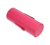 Veemoon Cubo Decorativo para Almacenamiento de Brochas de Maquillaje con Tapa Antipolvo Organizador Multifuncional para Hogar Color Rosa Pequeño