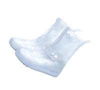 Veemoon Cubrezapatillas Impermeables Antideslizantes de Tubo Alto para Adultos, Resistentes al Agua Desgaste, Talla L (36/37), Ideales para Viajes y Uso Exterior