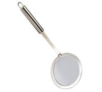 Veemoon Cucharón Desnatador de Acero Inoxidable 14 Cm Colador de Malla Fina para Cocina, Espumadera para Freír y Cocinar, Utensilio Resistente para Ollas Calientes y Sopas