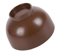 Veemoon Cuenco de Sopa Japonés Pequeño de Madera con Diseño Resistente y Ligero Bol Multiusos para Arroz y Fideos Apto para Servir Comidas Calientes y Frías Restaurantes y Hogares