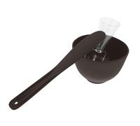 Veemoon Cuenco Mezclador para Mascarilla Facial Portátil Cuchara Accesorio de Belleza Versátil para Cuidado Piel Herramienta para Preparar Mascarillas DIY Color Negro Café Kit