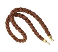 Veemoon Cuerda Trenzada de Barrera de 1 M para Control de Multitudes Cuerda de Eventos con Gancho Dorado de Teatro y Hotel Resistente para Barreras Temporales y Gestión de Público