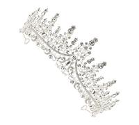 Veemoon De De Imitación Para Novias Mujeres Tiara De Boda Princesa Boda Cabello Coronas De Novia Tocado Tiaras De Graduación Tocados Tocado De Novia Tiara De