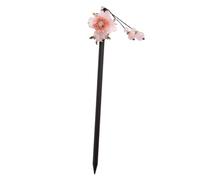 Veemoon de Madera de Retro con Flores Delicadas y Borlas Pasador Artesanal para Peinados Tradicionales Accesorio Elegante para Mujer Eventos y Cosplay