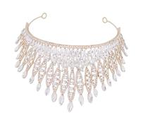 Veemoon de Novia Incrustaciones de Diadema Ligera y para Bodas Fiestas y Cumpleaños Accesorio Elegante para Princesas y Reinas