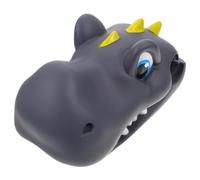 Veemoon Decoración Manillar Dinosaurio Silicona Suave Accesorio para Bicicleta y Patinete Infantil Fácil Instalación Color Gris para