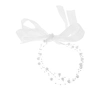 Veemoon Diadema Cabello con Perlas Multicapa y Encaje Transparente, Banda Ligera y Cómoda, Accesorio para Novia y Fiesta, Diseño Versátil para Mujeres y Niñas