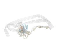 Veemoon Diadema Conchas Marinas y Perlas 1 Unidad Tamaño Único Diseño Estrella de Mar Mujer Fiesta Playa Viaje Accesorios Cabello